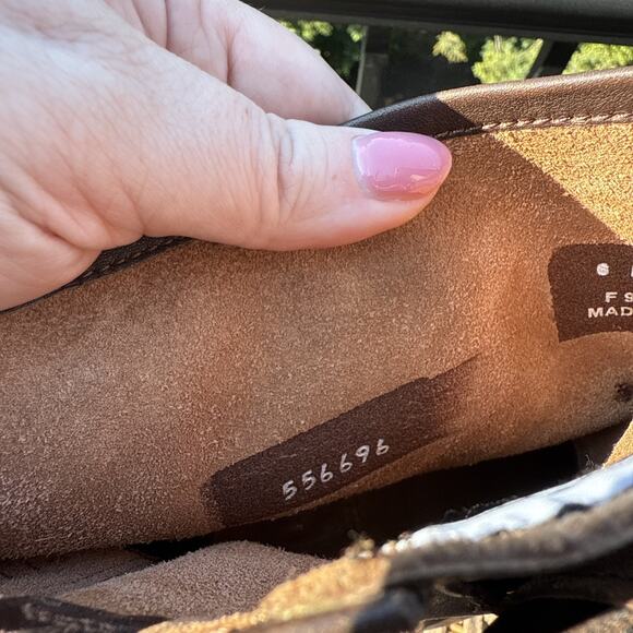 Frye Leather Brown Boots Buckle Mid Calf Pull On Right 6 Left 7 **2 Diff Sizes** - Picture 15 of 16